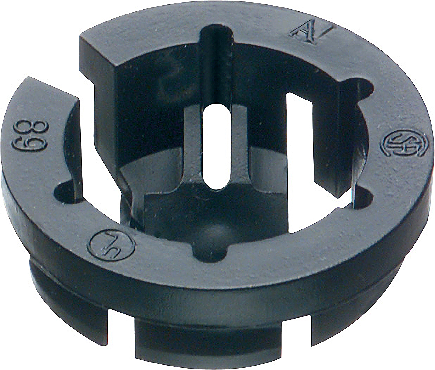 NM94 BLACK BUTTON BUSHING 1/2 - Conduit and Fittings